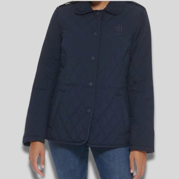 TOMMY HILFIGER Quilted Jacket Navy Size XXL - Picture 1 of 11